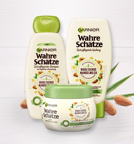 Wahre Schätze Mandelmilch - Produktabbildungen